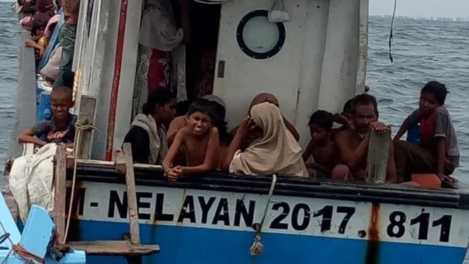 Nyaris Tenggelam, 94 Pengungsi Rohingya Diselamatkan Nelayan Aceh
