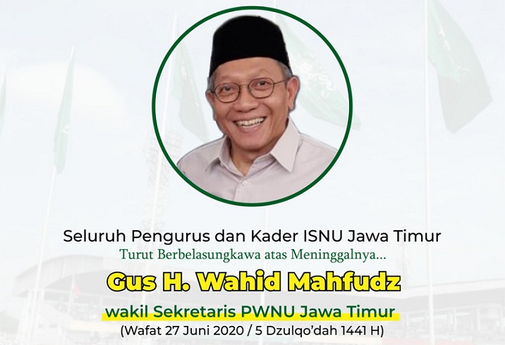 Kabar Duka, Wakil Sekretaris PWNU Jawa Timur M Abdul Wachid Mahfudz Tutup Usia, karena Covid-19 ??