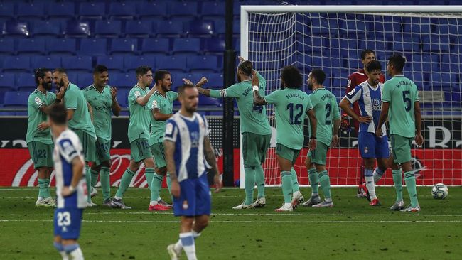 Kalahkan Espanyol, Real Madrid Kembali Ke Puncak Klasemen La Liga Menggeser Barcelona