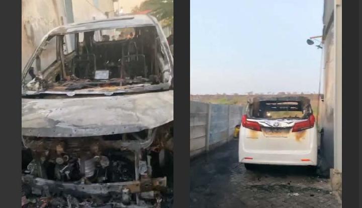 Ditetapkan Sebagai Pelaku, Pembakar Mobil Milik Penyanyi Via Vallen Ditahan di Mapolresta Sidoarjo