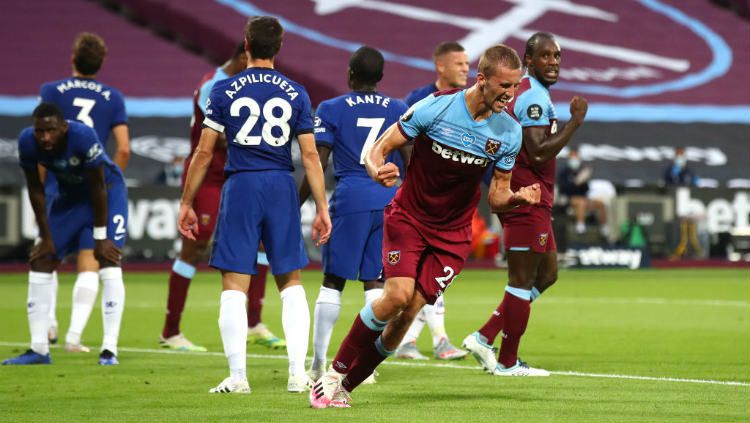 Chelsea Gagal Balas Dendam Atas West Ham United, Kebobolan pada Menit Akhir