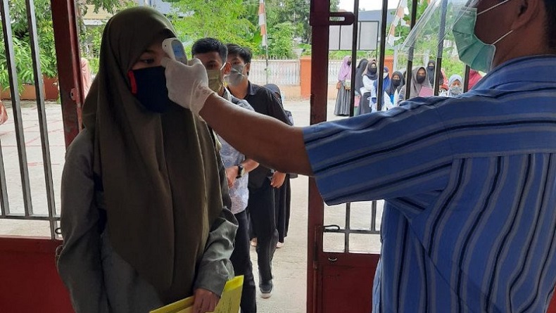 Suhu Tubuh Di atas 38 Derajat, Peserta UTBK Unhas Makassar Gagal Ikut Ujian