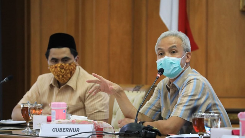 Gubernur Jawa Tengah Minta Kepala - Kepala Daerah Bentuk Gugus Penanggulangan Covid-19 di Kawasan Industri