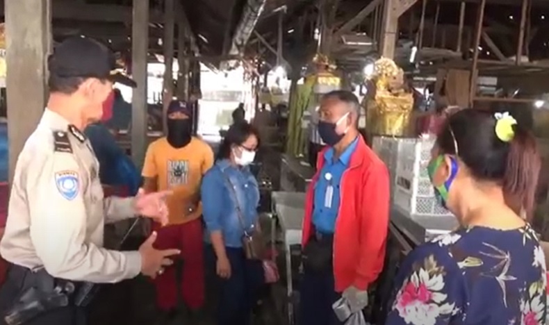 Sebanyak 16 Pedagang Pasar Abian Timbul di Denpasar Menolak Mengikuti Tes Swab, Takut Dinyatakan Positif
