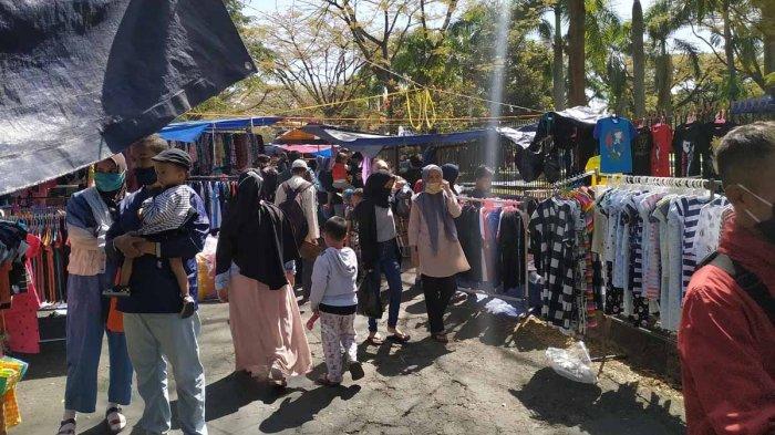 Pasar Kaget di Jalan Monumen Perjuangan Kota Bandung Sudah Mulai Beroperasi, Wakil Wali Kota Bandung Khawatir Jadi Klaster Baru 
