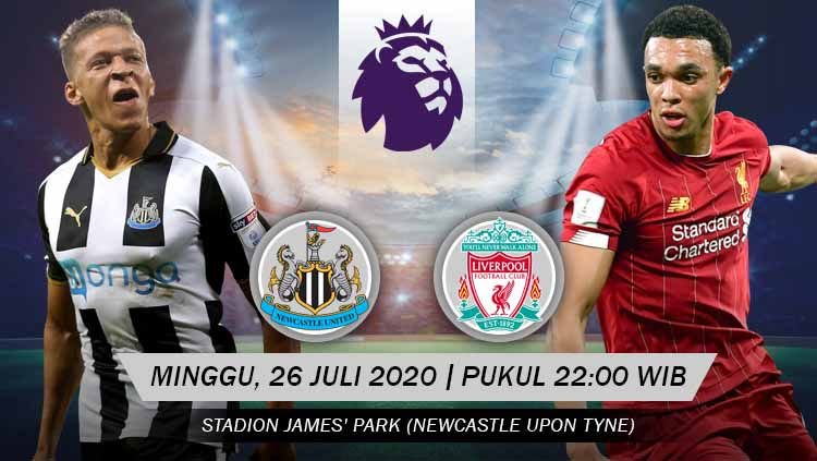 Live Streaming Pertandingan Premier League Antara Newcastle VS Liverpool
