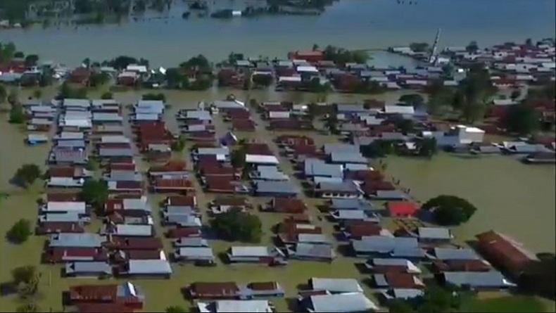 Banjir yang Merendam Tujuh Kecamatan di Kabupaten Wajo Sulawesi Selatan Mulai Surut, Waspada Ancaman Ombak dari Danau Tempe