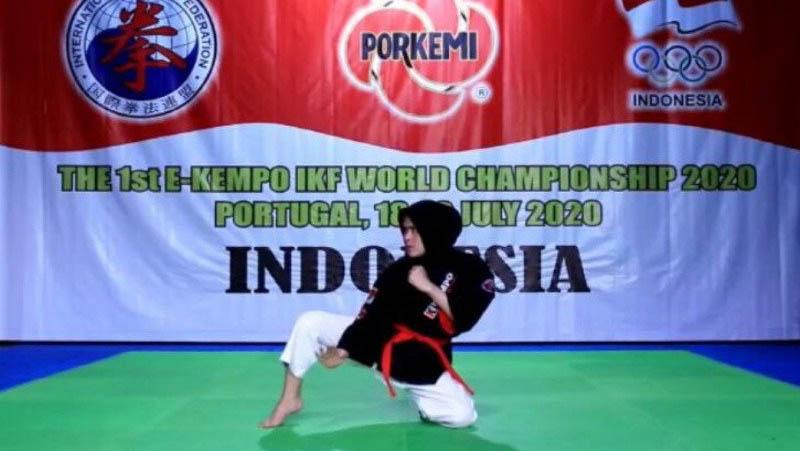 Dua Atlet Kempo Indonesia Tampil Gemilang di Kejuaraan Dunia Kempo Virtual, Mampu Menyumbang Medali Bagi Indonesia