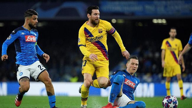 Barcelona vs Napoli: Messi Cuma Bisa Dijaga di PlayStation