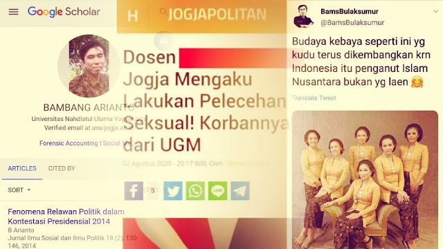 Bambang 'Swinger' Dosen UNU Yogya, Penganut Aliran Nusantara dan Penulis di Situs Revolusi Mental