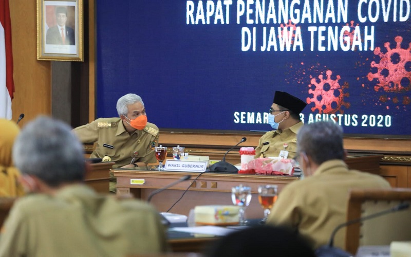 Gubernur Jawa Tengah Sedang Menyiapkan Mekanisme Denda Bagi ASN Jika Melanggar Protokol Kesehatan