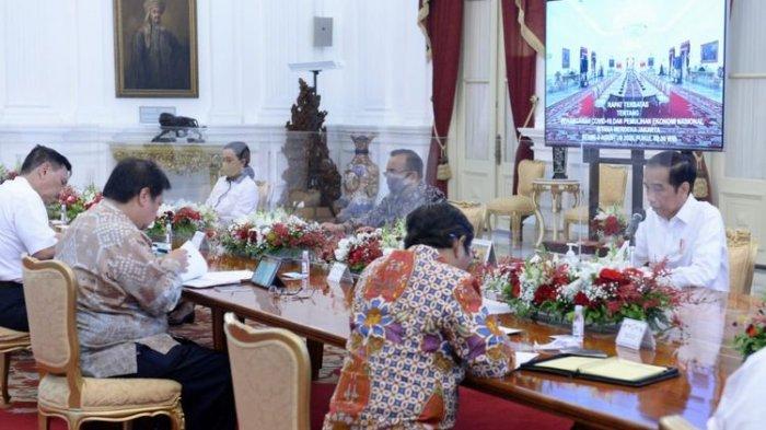 Jokowi dan Menteri Bahas Covid-19 di Rapat Tapi Tak Pakai Masker, Begini Penjelasan Pihak Istana