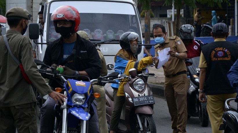 Pemkot Makassar Menyoroti Penerapan Protokol Kesehatan di Enam Kecamatan, Banyak Warga Tak Pakai Masker