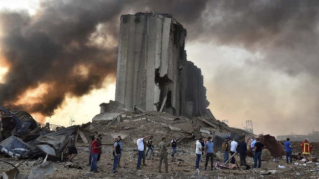 Kronologi Ledakan Dahsyat di Ibu Kota Libanon