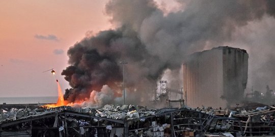 Berikut Kasus Ledakan Dahsyat yang Disebabkan Amonium Nitrat, yang Terbaru Terjadi di Beirut Lebanon