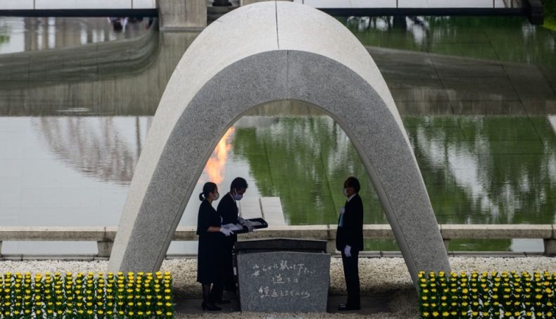 Ditengah Pandemi Virus Corona, Jepang Memperingati 75 Tahun Bom Atom Hiroshima