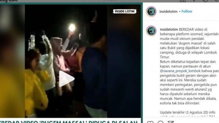BTNGR Tutup Bukit Savana Rinjani untuk Sementara Gara-gara Aksi Pendaki Dugem
