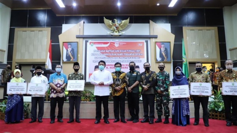 Sebanyak 18.082 Mahasiswa dari 92 PTN dan PTS Se-Sumatera Selatan Terima Uang Bantuan Kuliah dari Gubernur Herman Deru