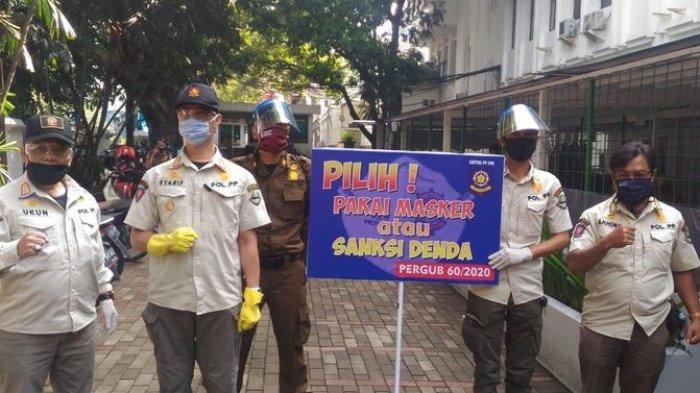 Pusat Keramaian Menjadi Fokus Satpol PP Kota Bandung Dalam Pengawasan Penggunaan Masker, Diantaranya Pusat Perbelanjaan