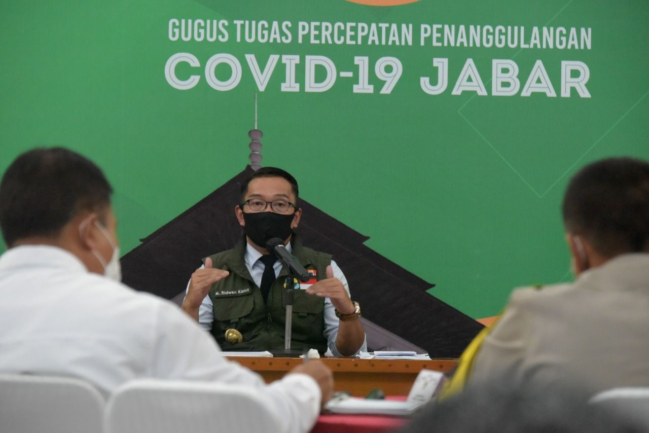 Bertemu Presiden Jokowi, Gubernur Jawa Barat Melaporkan Wilayah Kota dan Kabupaten di Jabar Tidak Ada Zona Merah Virus Corona