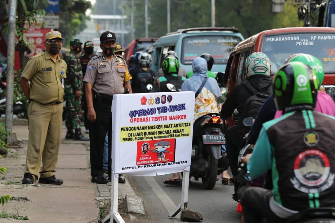 PSBB Masa Transisi, Pemprov DKI Jakarta Terus Tertibkan Warga yang Tak Gunakan Masker
