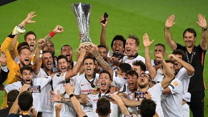 Hasil Final Liga Eropa, Kejar Gol Cepat Inter Milan, Sevilla Raih Gelar Keenam Juara Eropa