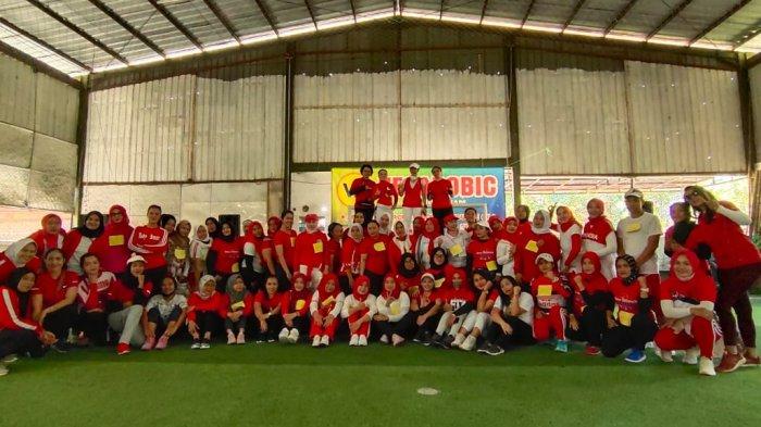 Masih Dalam Rangkauan HUT Ke-75 RI, Vegarobic Gelar Lomba Senam Aerobik dan Futsal, Heboh Banget 
