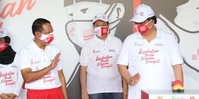 Menpora Turut Menghadiri Acara Kampanye Nasional Gerakan Pakai Masker, 'Kesehatan pulih, ekonomi bangkit'