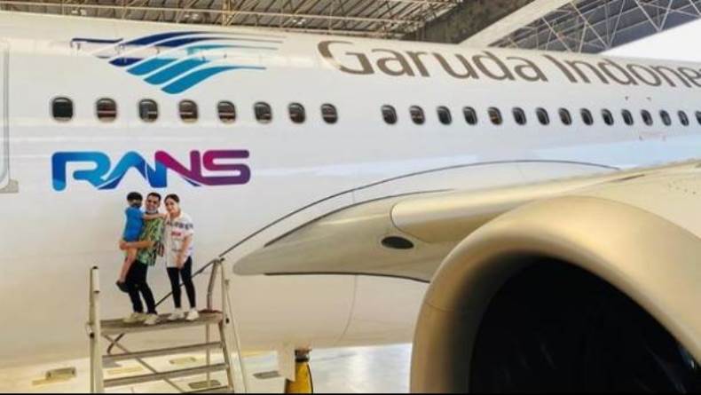 Logo RANS Menempel di Salah Satu Badan Pesawat Garuda Indonesia, 'Surprise Buat Raffi Ahmad' 