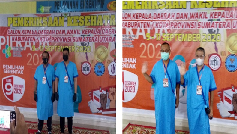 Pilkada Serentak 2020, 2 Bakal Paslon Wali Kota-Wakil Wali Kota Medan Tes Kesehatan di RSUP Adam Malik