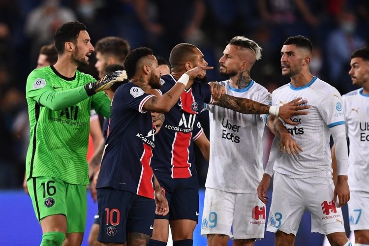 Kericuhan Terjadi Pada Pertandingan PSG VS Olympique Marseille, 19 Kartu Dikeluarkan, 'Menurut saya, itu terlalu berlebihan' Ujar Thomas Tuchel