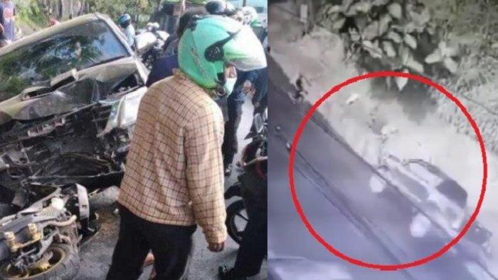 VIDEO CCTV Mobil Wakil Bupati Yalimo Erdi Dabi Tabrak Polwan Bripka Christin, Korban Terpental
