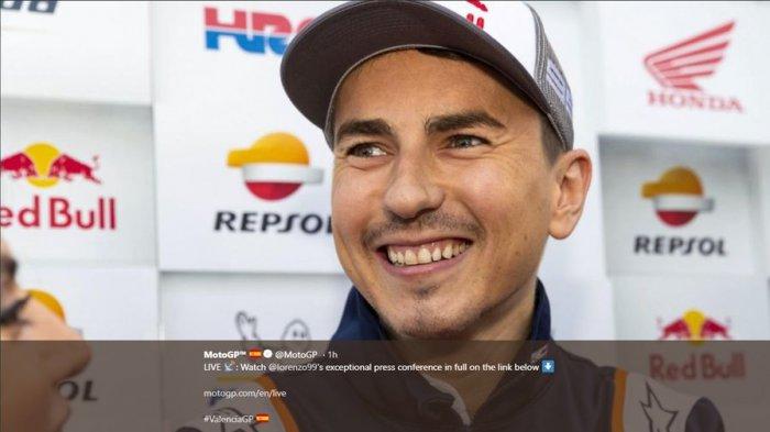 Jorge Lorenzo: Absennya Marquez Bikin Para Pebalap Punya Peluang Jadi Juara Dunia MotoGP