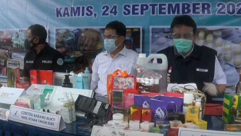 BBPOM Medan Memusnahkan Produk Ilegal Tanpa Izin Edar, Hasil Penindakan Senilai Rp3 Miliar