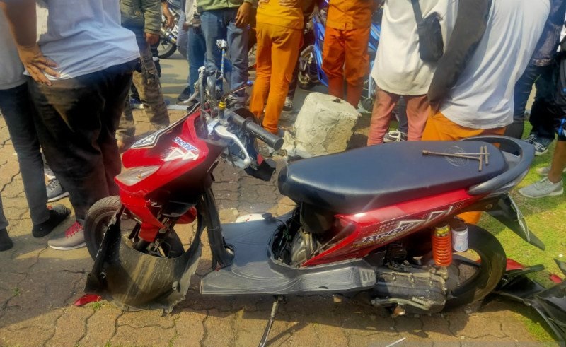 Kecelakaan Tunggal Terjadi di Jalan Medan Merdeka Utara, Pengendara Motor Perempuan Tewas