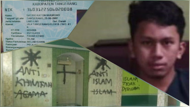 TERUNGKAP Inilah Wajah Satrio, Pelaku Vandalisme Mushalla dan Sobek Al-Quran di Tangerang