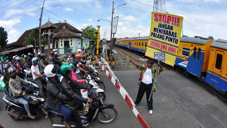 Sebanyak 159 Perlintasan Sebidang Liar di Wilayah PT KAI Daop 4 Semarang Ditutup, Untuk Mengurangi Kecelakaan 