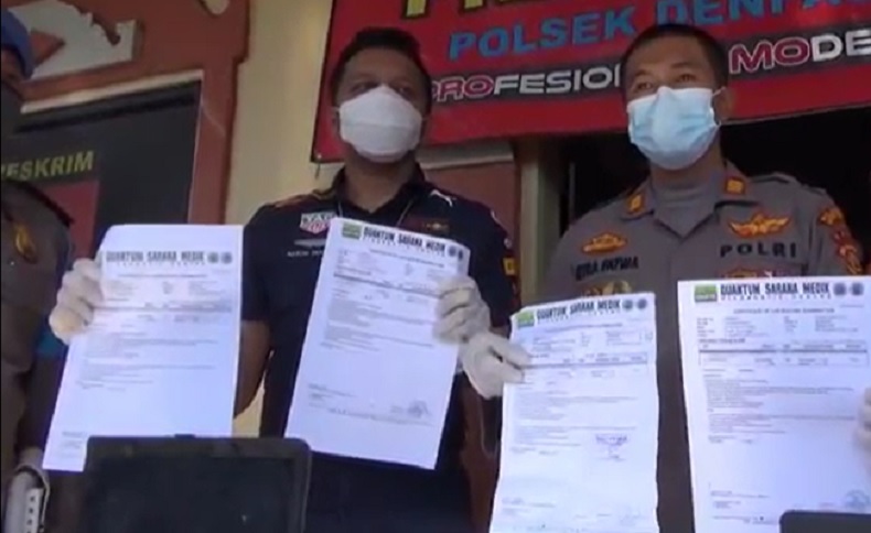 Polisi Mengungkap Sindikat Penjual Surat Rapid Test Palsu di Bali, Surat Rapid Test Palsu Dijual Rp50.000, Diminati Warga yang Ingin Mudik