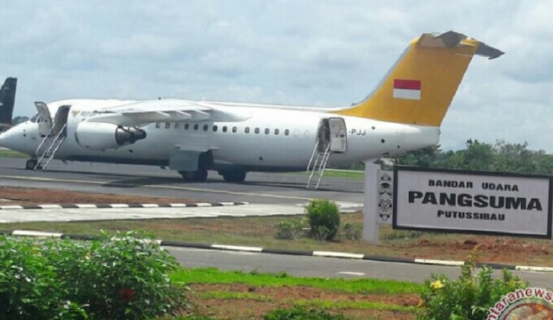 Bandara Pangsuma di Putussibau Kapuas Hulu Berada di Perbatasan Indonesia-Malaysia Akan Dikembangkan