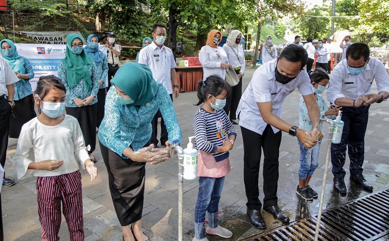 Pandemi COvid-19, Wali Kota Bogor Sebut Hanya 30 Persen Warga Bogor Disiplin Cuci Tangan