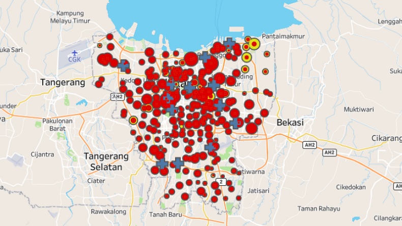 Pasien Positif Covid-19 Aktif di Jakarta, Ini 10 Kelurahan Terbanyak