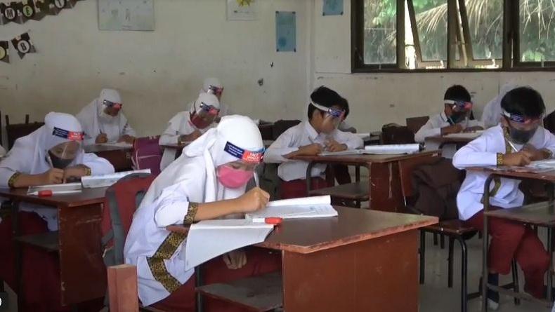 Sejumlah Sekolah di kabupaten Batubara Mulai Menggelar Belahara Tatap Muka, Dilaksanakan Dengan Protokol Kesehatan Ketat
