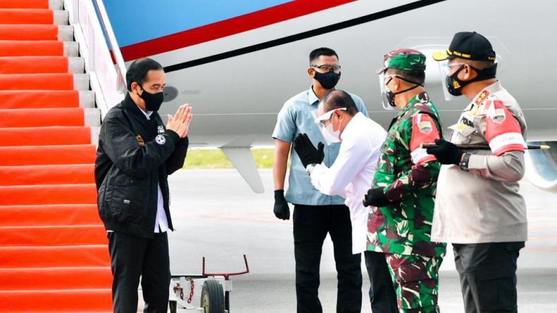 Presiden Jokowi Meninjau Food Estate di Kabupaten Humbahas Sumut, 'Kita Lihat Hasilnya 2-2,5 Bulan Lagi'