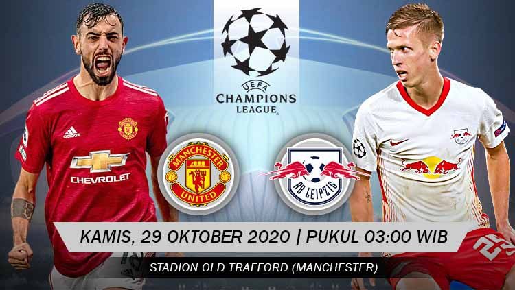 Link Live Streaming Liga Champions Manchester United vs RB Leipzig, Dimulai Pukul 03.00 WIB