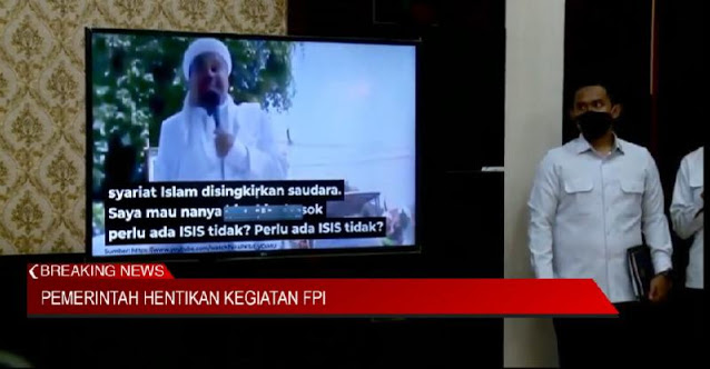 Kemenko Polhukam Siarkan Video Dukungan FPI Terhadap ISIS, Begini Isinya