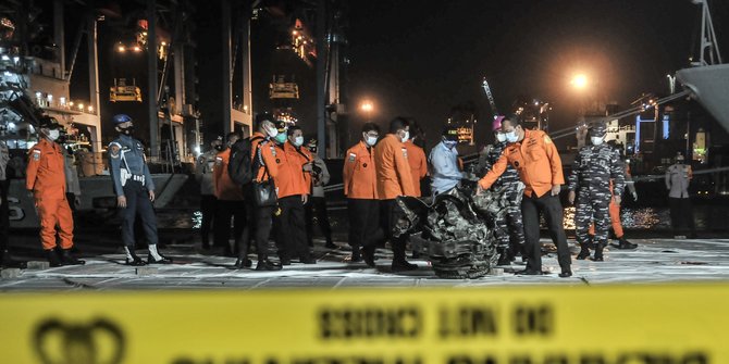 Proses Pencaria Korban Jatuhnya Pesawat Sriwijaya SJ-182 Berlanjut Hari ini, Basarnas Kerahkan 53 Kapal