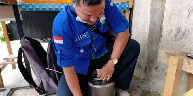BMKG Bandung Memasang Sistem Peringatan dini Antisipasi Longsor Susulan di Kecamatan Cimanggung Sumedang
