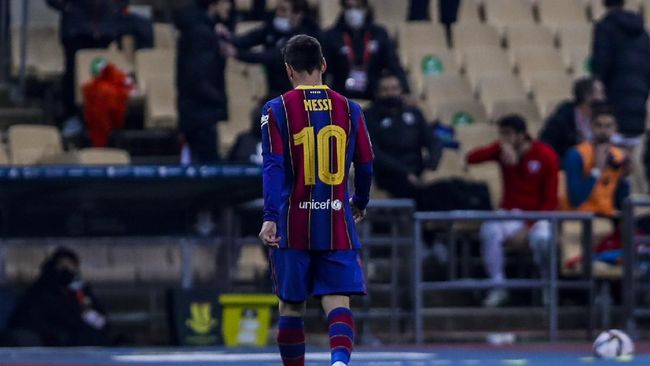 3 Kartu Merah dalam Karier Messi