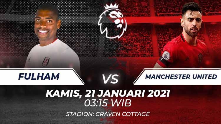 LINK Live Streaming Pertandingan Premier League : Fulham VS Manchester United