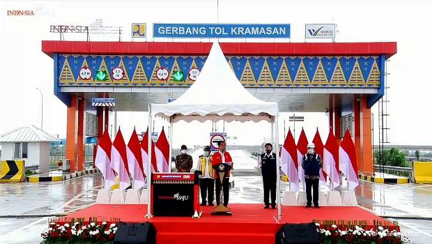 Presiden Jokowi Meresmikan Jalan Tol Kayu Agung-Palembang, Waktu Tempuh Bakauheni-Palembang Hemat 9 Jam